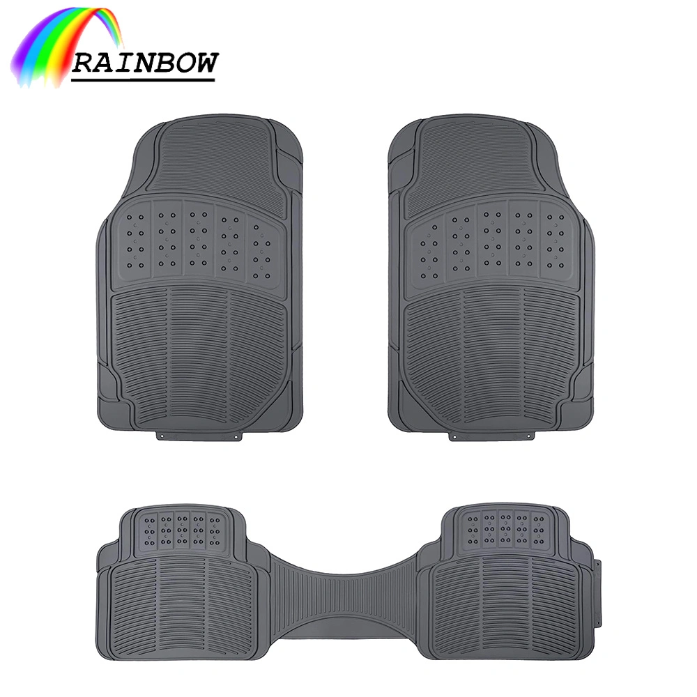 Wholesale Price Vehicle Accessories 3PCS High Quality Anti Skid Interior PVC Car Mat