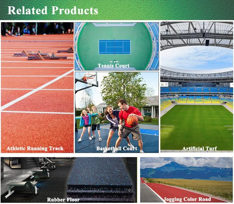 Athletic Track Coating with Tensile Strength