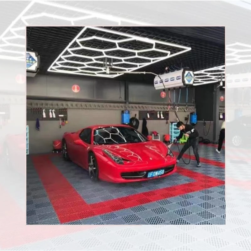 Manufacture Durable Auto Detailing Shop Car Repair Workshop Garage Floor Tiles