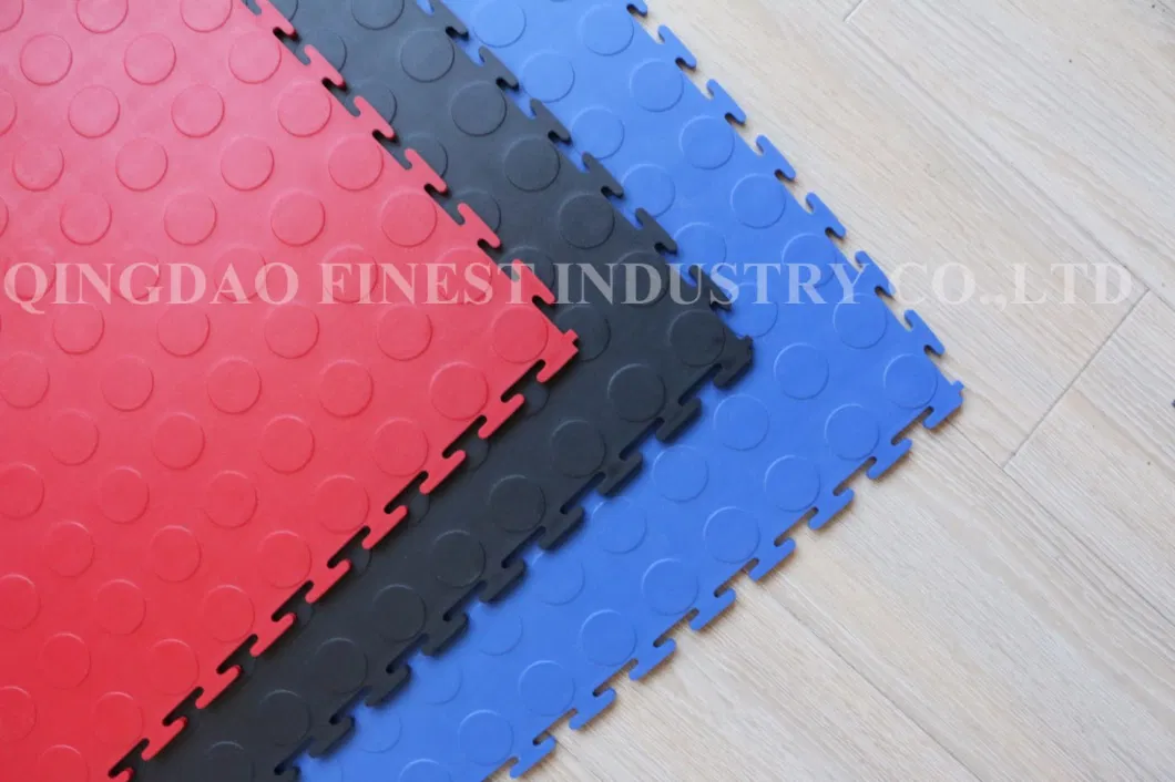 Environmental Interlocking Plastic Waterproof PVC All New Material Warehouse Floor Garage Flooring