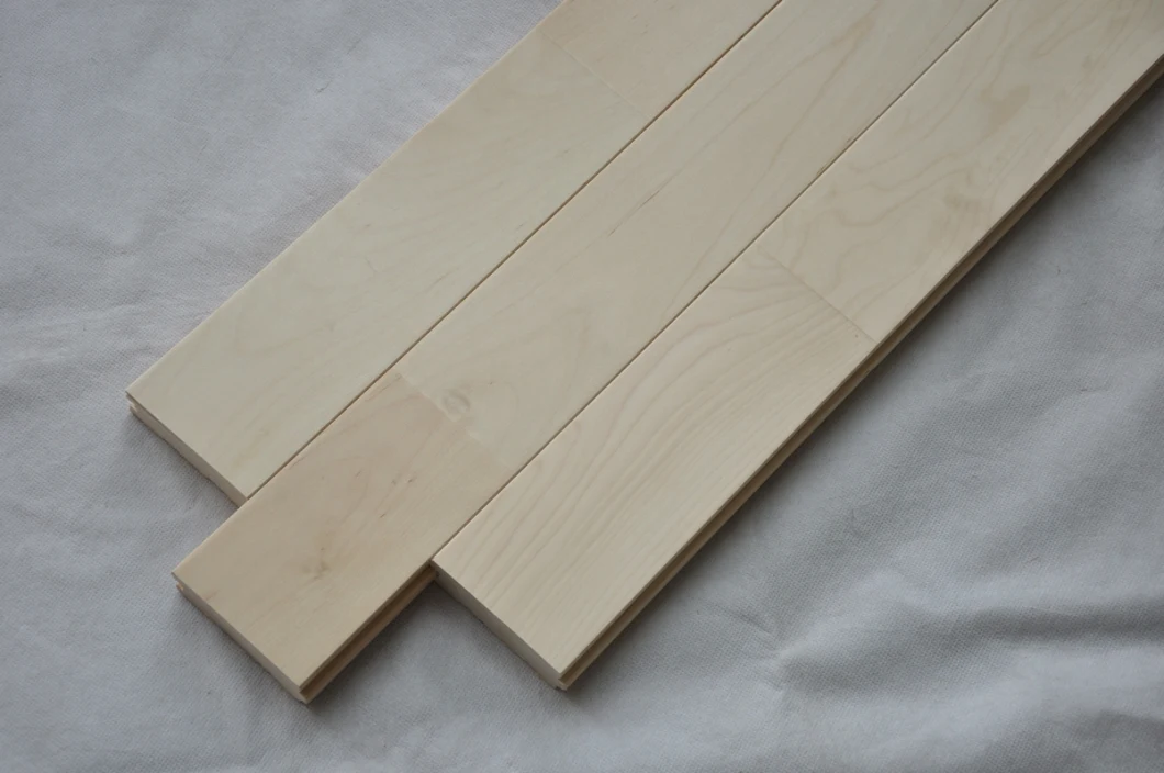 Eco-Friendly Hardwood Indoor Basketball Sport Court Maple Birch Flooring