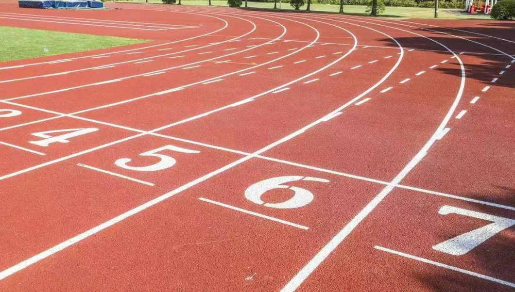 Running Track Sport Flooring Sport Surface Full Pour Athletic Runningtrack