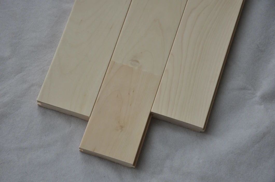 Eco-Friendly Hardwood Indoor Basketball Sport Court Maple Birch Flooring