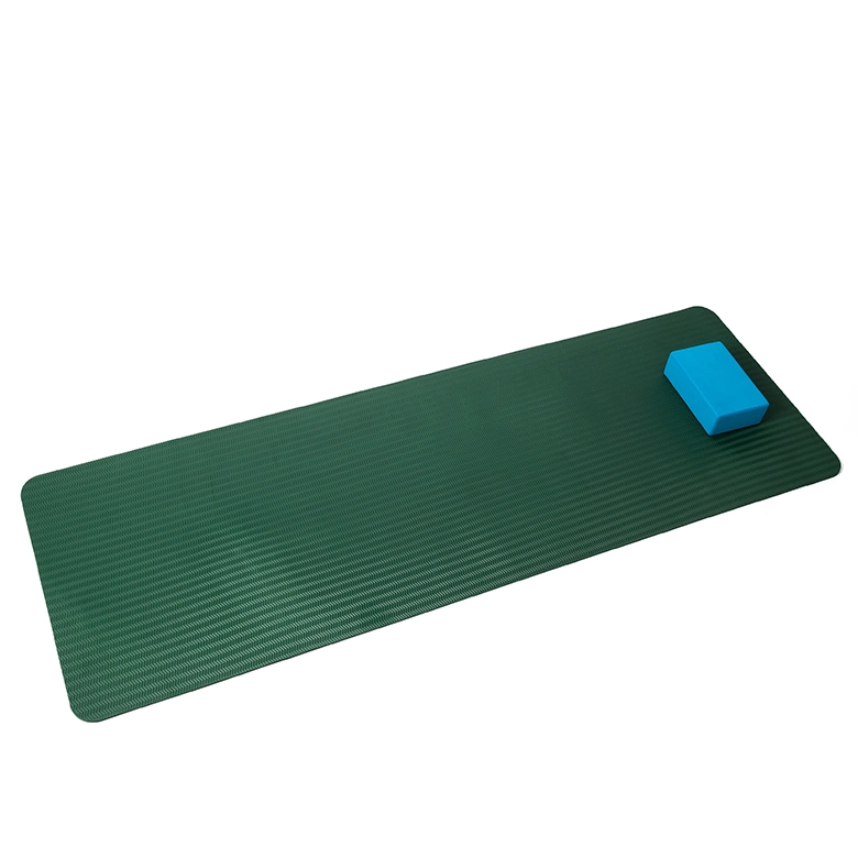 Factory Manufacturer Price Double Layer Cheap Green Custom Print Organic Eco-Friendly Non-Slip Rubber Yoga Mat