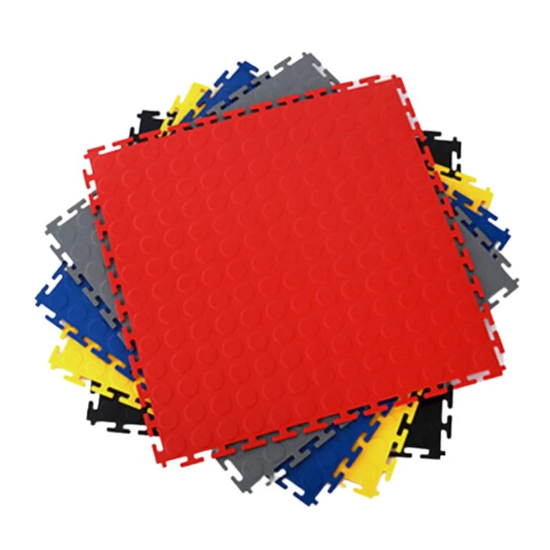 Heavy-Duty Truck PVC Garage Floor Coverings Tiles for Workshop