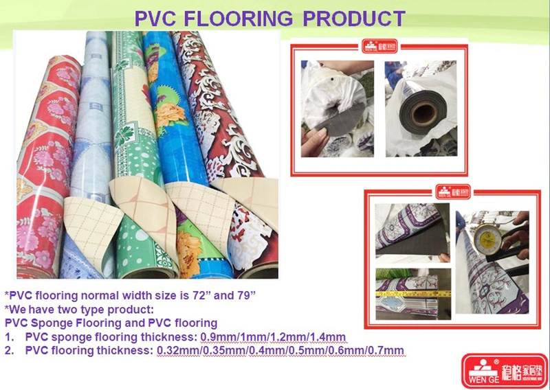 China Wholesale Commercial PVC Flooring for Gym/Hospital/School/Dancing Room/Home Decoration