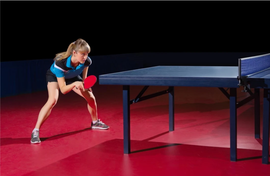 Ittf Approved Vinyl Sports Flooring Table Tennis Flooring