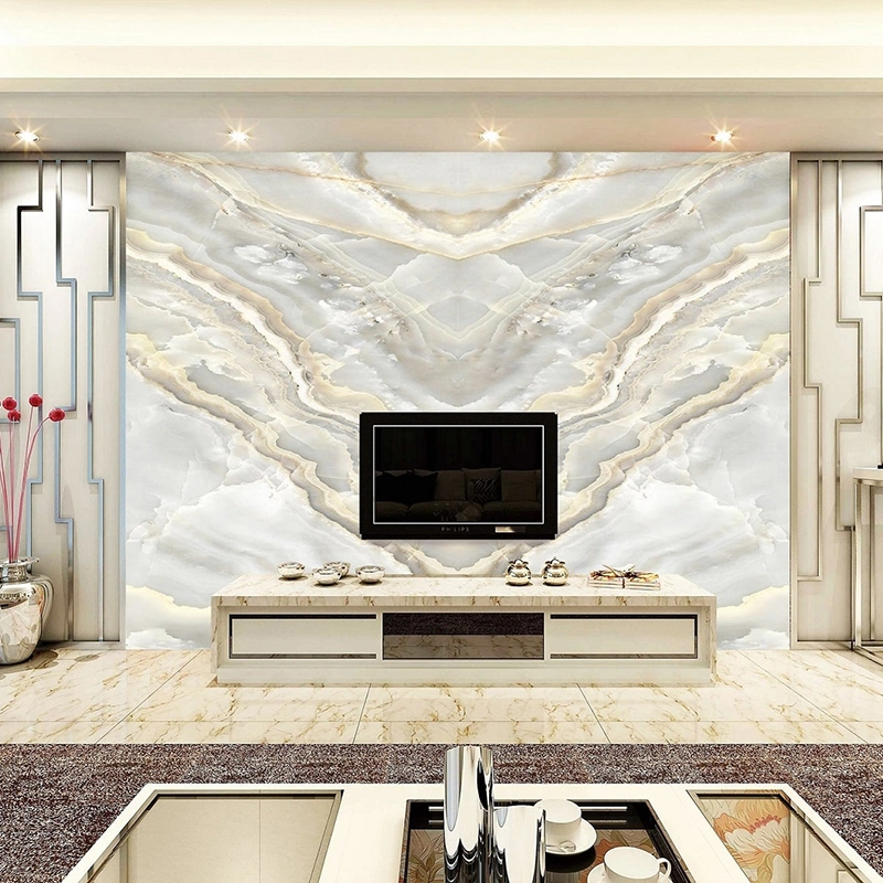 China Manufacturer 1220X2440mm High Glossy PVC Marble Sheet for Interior Wall Panel