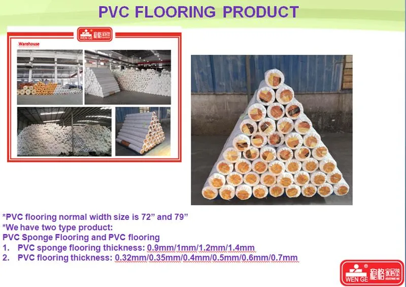 China Wholesale Commercial PVC Flooring for Gym/Hospital/School/Dancing Room/Home Decoration