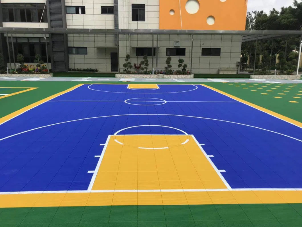 Fiba Approved PP Interlocking Flooring Tiles for Sports Court Basketball Court New Style Outdoor PP Interlocking Tile for Sports Flooring