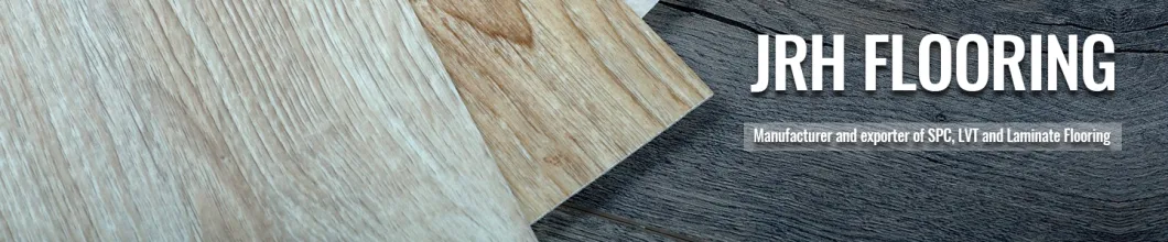 China Manufacturing Waterproof Flooring Factory Building Materials Vinyl Flooring Wood Grain Anti-Slip Click Flooring Wear-Resistant Laminate Flooring