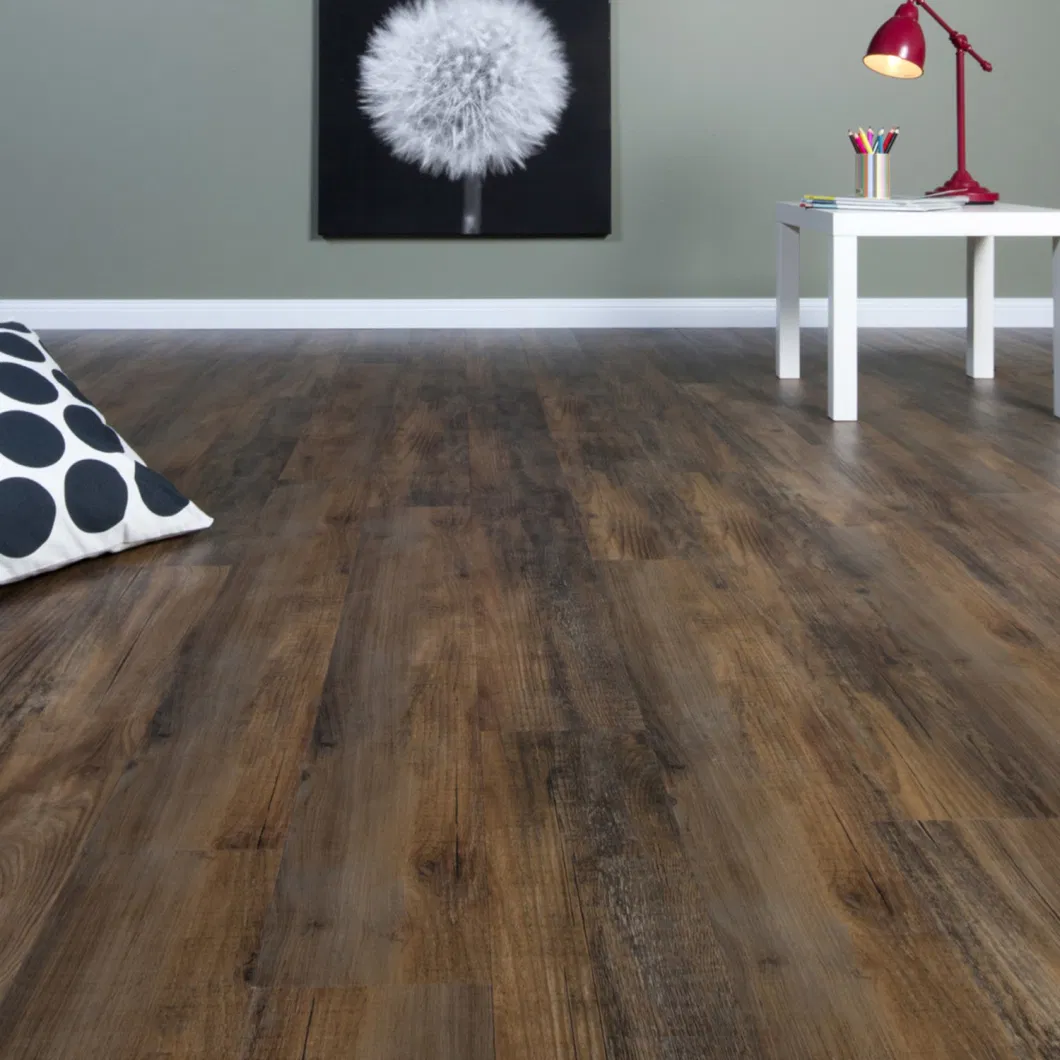 Painted V Groove Eir Embossing Semi-Matt PVC Vinyl Flooring Spc Flooring