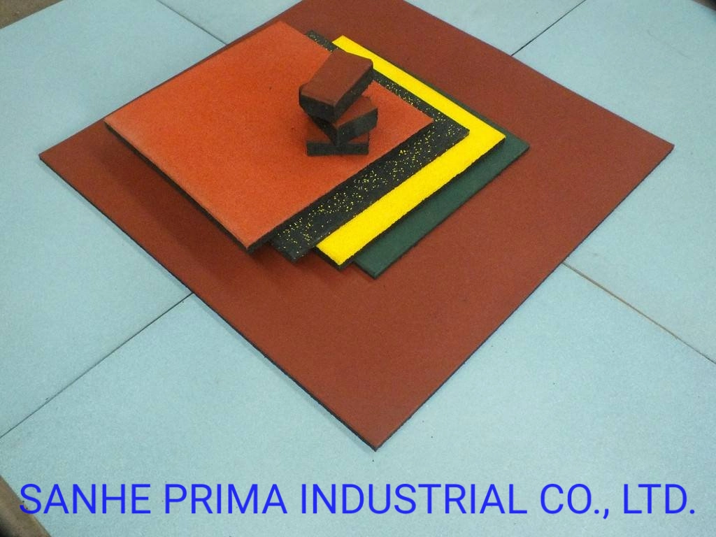 Rubber Floor Indoor Used to Sports Place From China 15mm 20mm 25mm