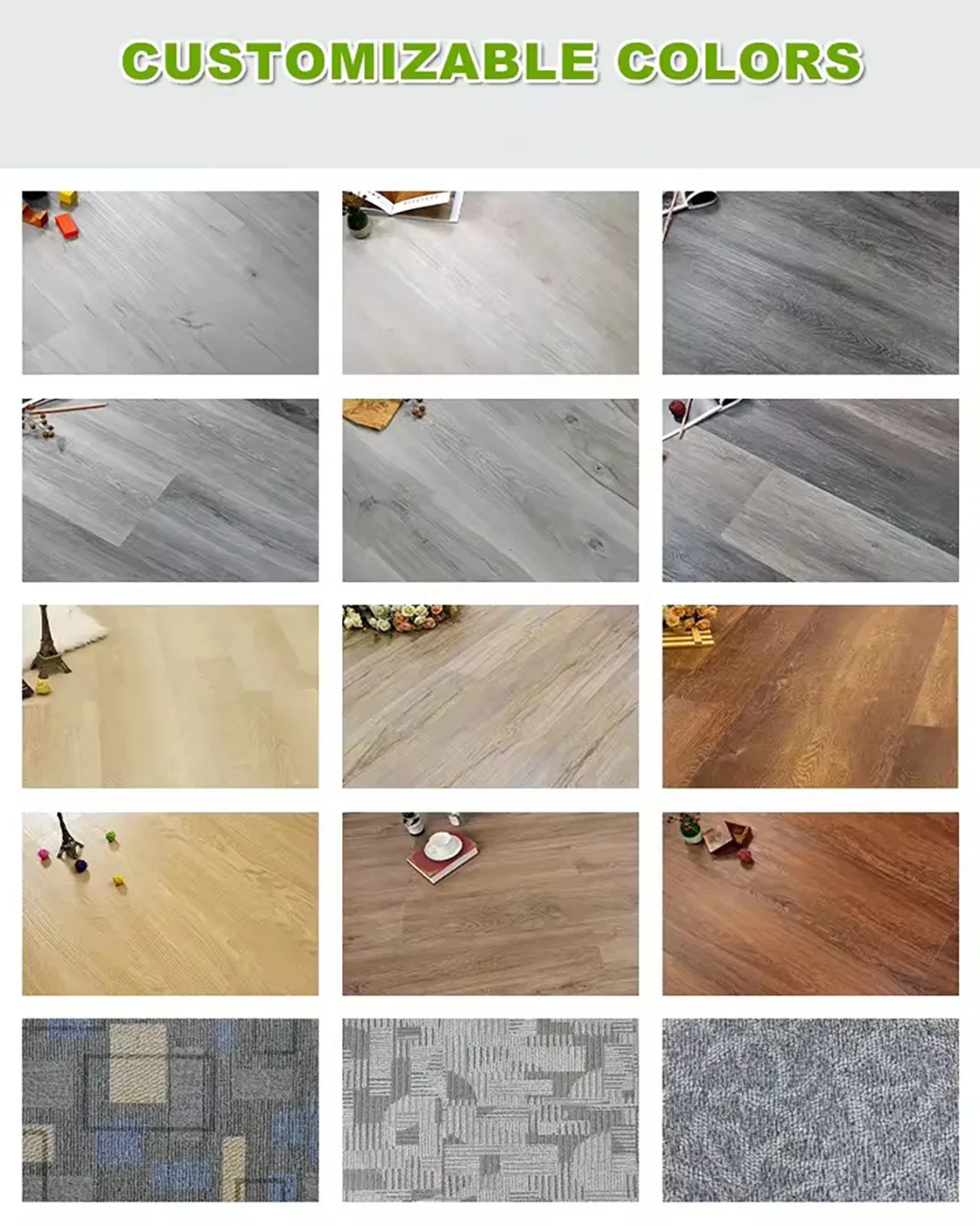 Self Adhesive Flooring Vinyl Plank Waterproof PVC Plastic Floor Marble Thickened Wear-Resistant Vinyl Flooring Sheet