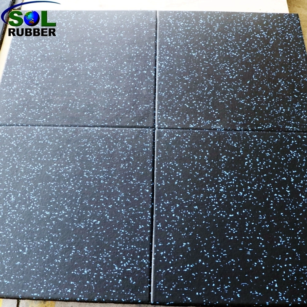 Impenetrable Rubber Floor Crossfit Gym Rubber Tile