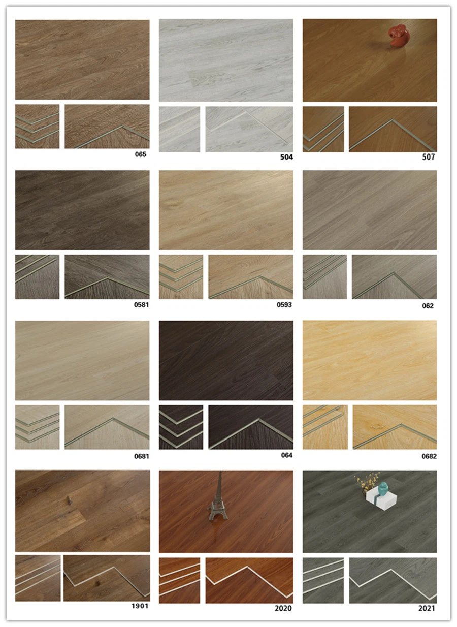 China Manufacturer Commercial Use Modern Style 100% Waterproof Unilin Click Herringbone Rigid Vinyl Plank Spc Flooring Click Vinyl Tile