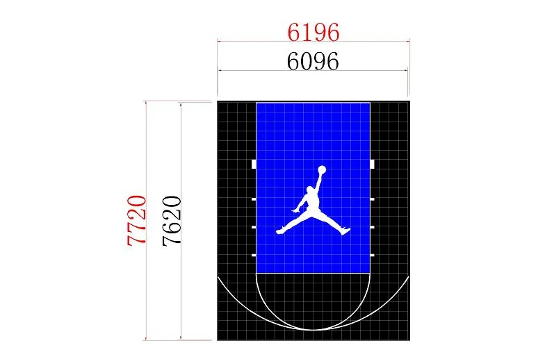 2022 Plastic Sports PP Tiles Basketball Event Deck Outdoor PP Tiles Interlocking Sport Court Flooring Tiles