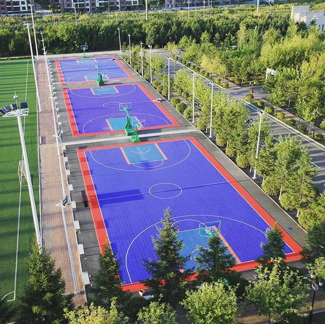 PP Interlocking Tiles Basketball Court Flooring Sport Flooring Easy and Fast Installation for Multisport Sports