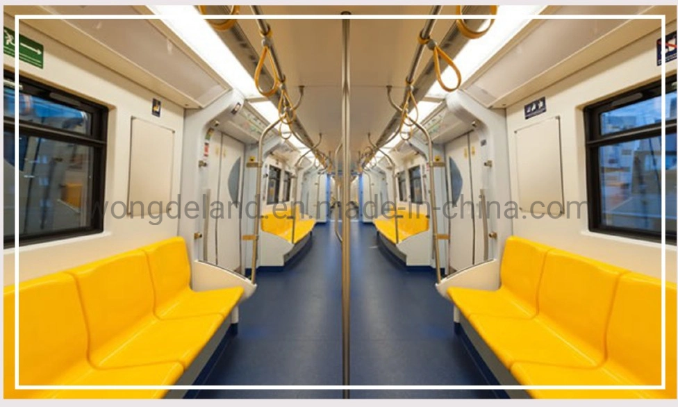 High Quality Manufacturer of Transport Vinyl Flooring Roll Industrial Vinyl Floor Transport Vinyl Industrial Flooring PVC for Rail Way Bus and Coach