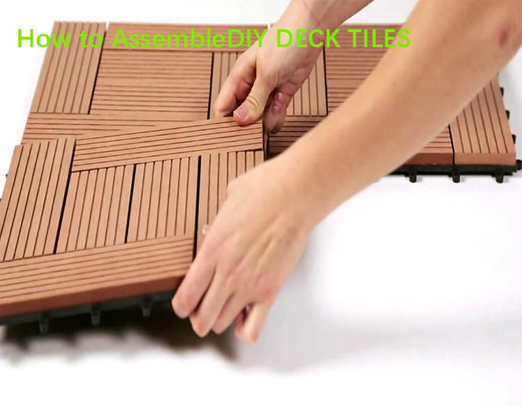 Cheap Price Decking 300 X 300 Wooden Engineered Flooring WPC Interlocking Swimming Pool Wood Deck Tiles