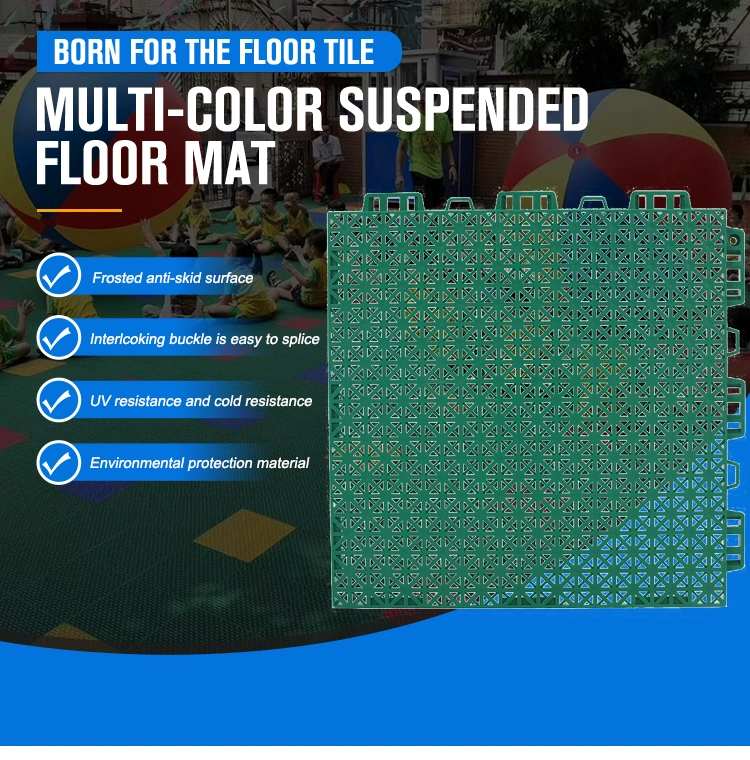 Multi Use Backyard Basketball Court Sports Flooring Tile