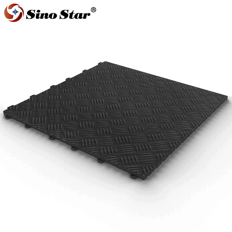 Interlocking Modular Garage Floor Tiles Plastic Floor Mats Deck Tiles for Car Parking Carwash Detailing Shop