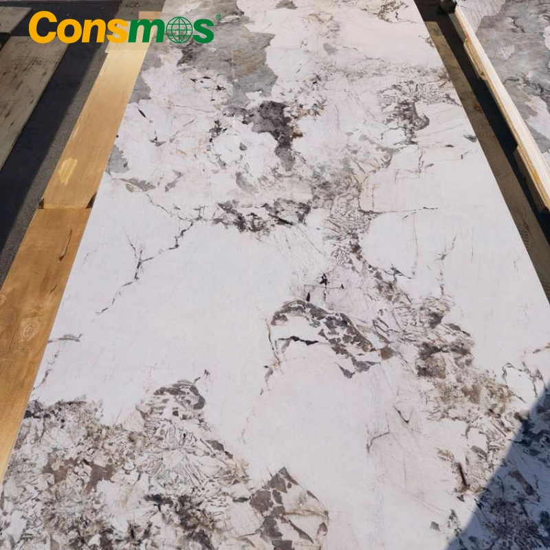 Wholesale Stone Plastic Compose Flooring Wood Shower PVC Wall Panel UV Marble Sheet for Bathroom