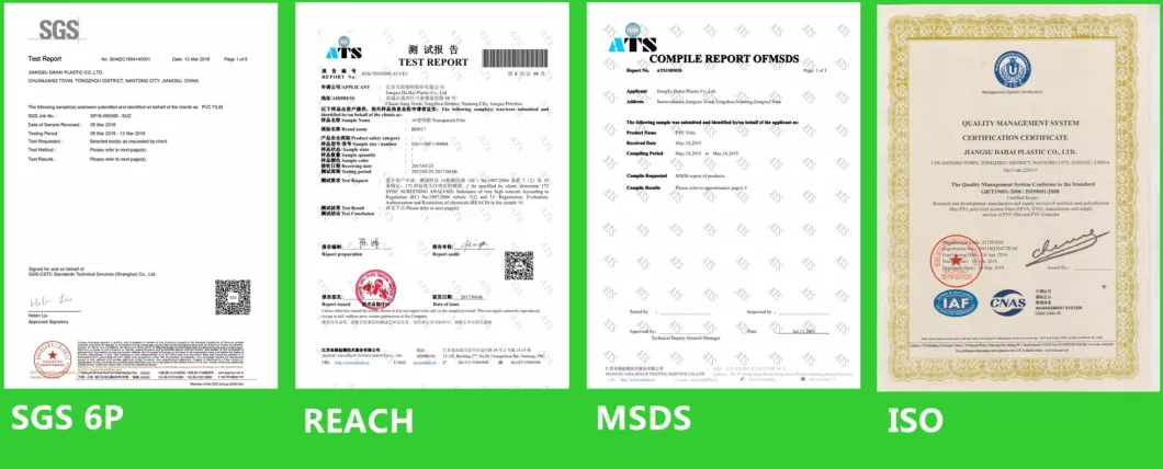 PVC Film for Waterproof Lvt Click Vinyl Flooring Tile /Antiwear Floor Film /Wear Layer / PVC Flooring 0.50mm