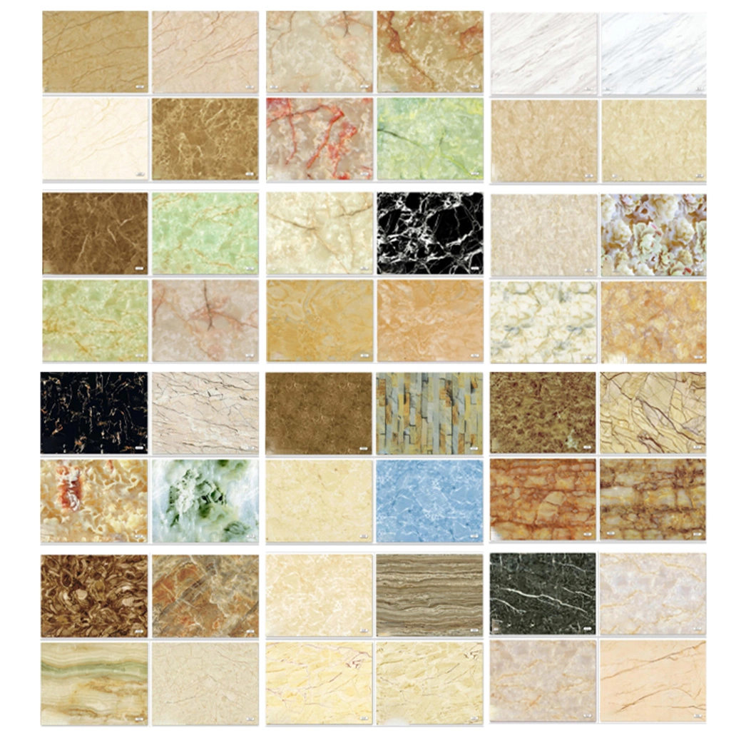 Wholesale Stone Plastic Compose Flooring Wood Shower PVC Wall Panel UV Marble Sheet for Bathroom