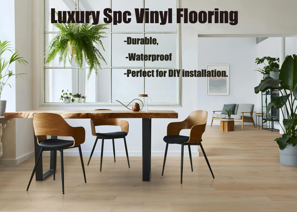 Factory Direct 4mm 6mm 8mm Spc Flooring/Spc Floor/vinyl flooring for Residential Commercial Hybrid Click Pure pvc flooring marble look plastic-floor