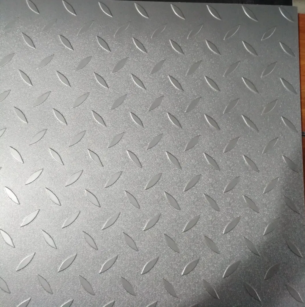 PVC Steel 3D Design Floor Plate for Anti-Skid Floor in Kitchen with Vinyl Tile