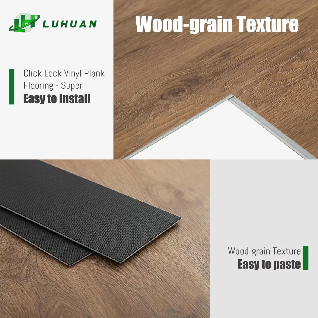 China Wholesale UV Coating Anti-Slip 2mm Dry Back Spc Rigid Core/PVC/Lvt/Luxury Plastic Vinyl Plank/Planks Wood/Wooden Parquet Floor /Flooring Tile/Tiles