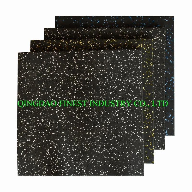 China Manufacturer Rubber Flooring Rubber Tile Rubber Mat Rubber Floor for Fitness Gym Sport Center