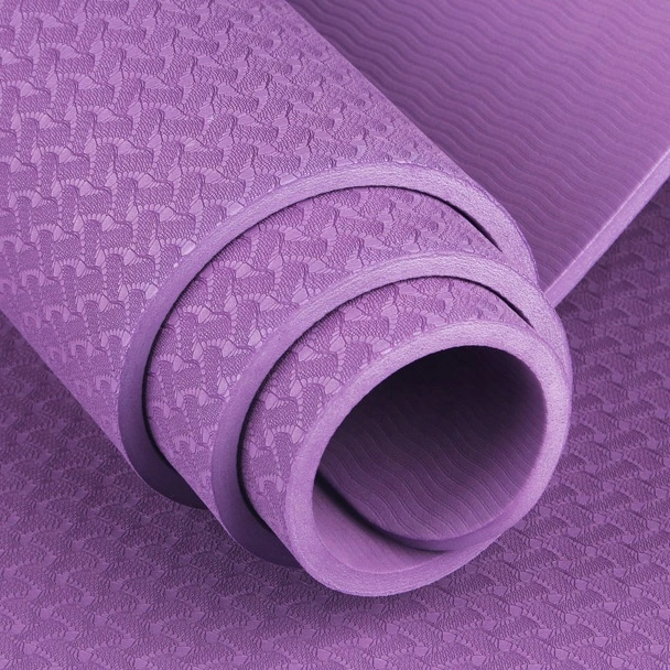 Yoga Mats Manufacturer Wholesale Custom Logo Fitness Eco Friendly Non Slip TPE Yoga Mat