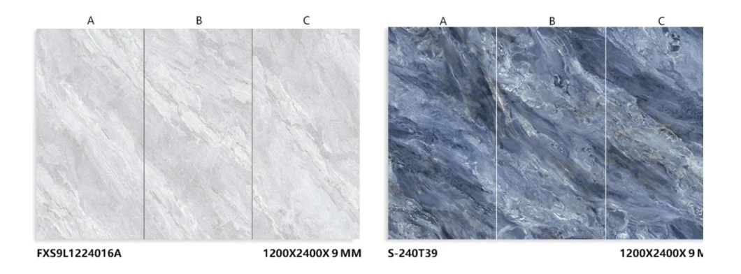 China Porcelain Carpet Glazed Ceramic Floor Wall Building Material Sintered Stone Slab Granite Marble Polished Porcelain Tile for 300mm