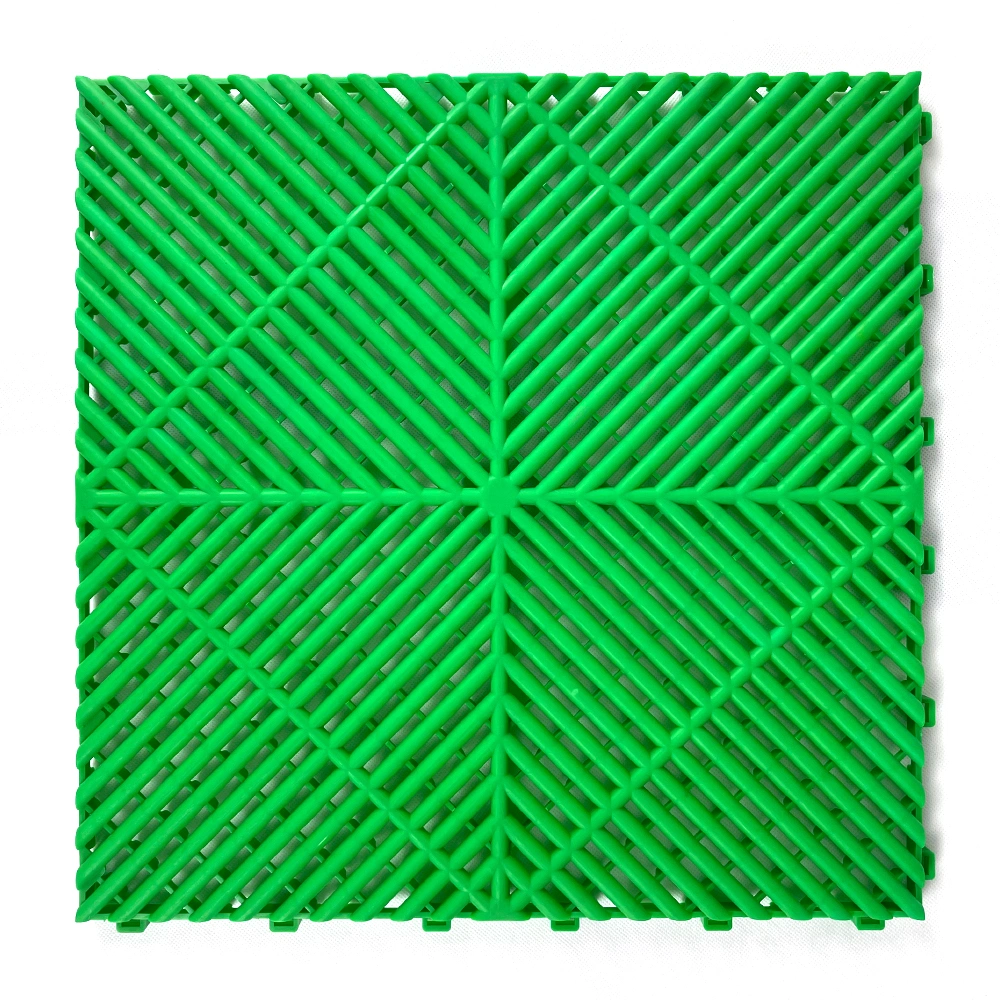 Workshop Garage Floor Tile Mat 40X40X1.8cm with Anti-Slip Design