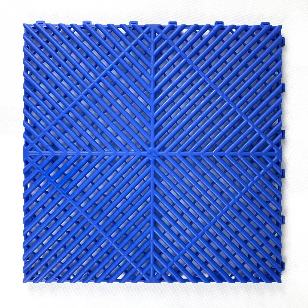 Workshop Garage Floor Tile Mat 40X40X1.8cm with Anti-Slip Design