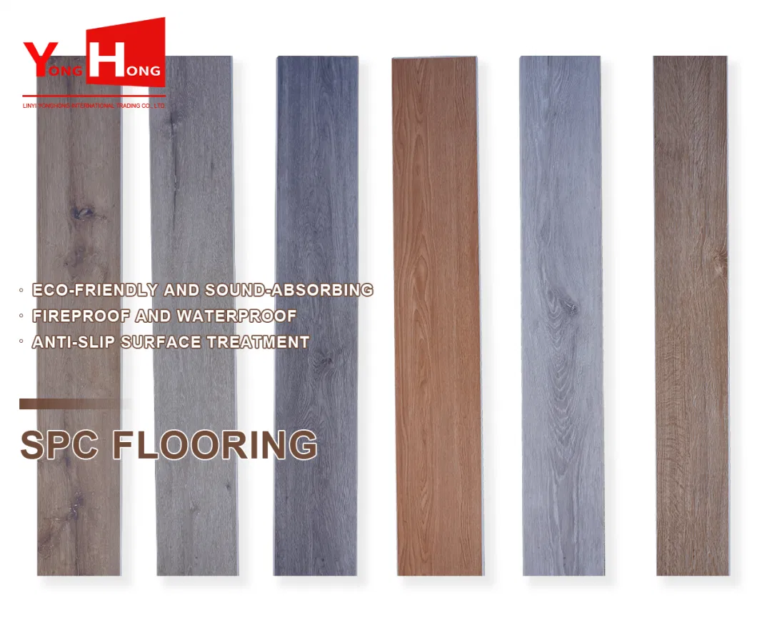 Waterproof Spc Flooring Eir Vinyl Flooring Manufacturer with Anti-Slip Surface