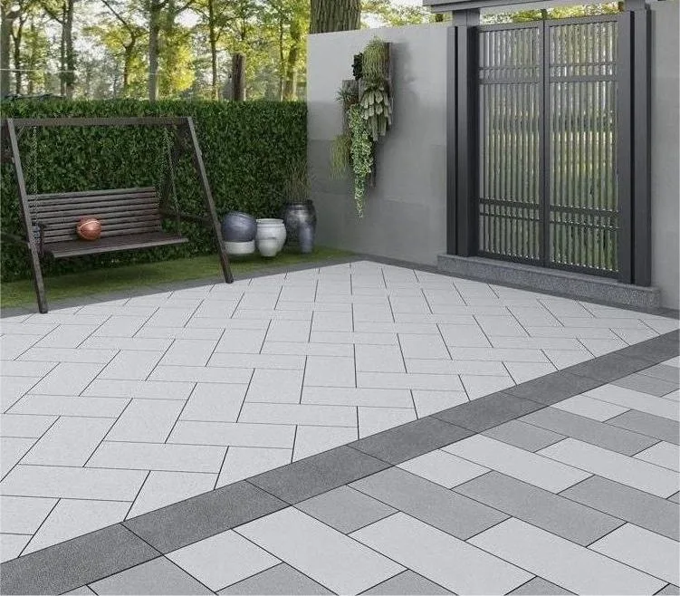 Rugged Surface Paving Exterior Floor Tile for Yard Garage Artistic Decor