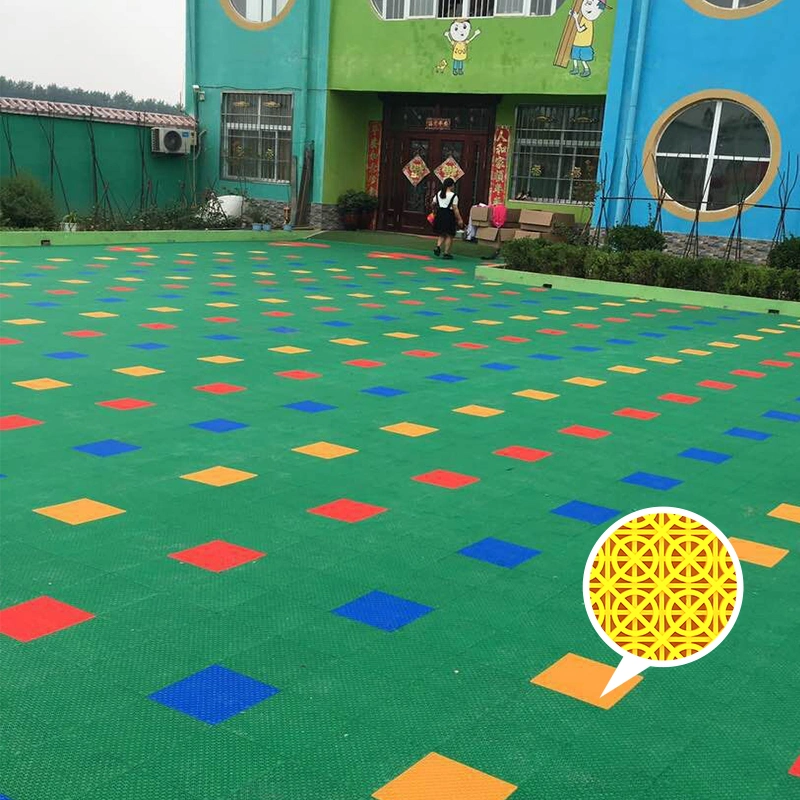 Customized High-Strengh Garage Floor Tiles Plastic Interlocking PVC Flexible Garage Flooring for Workshop Manufacturer in China