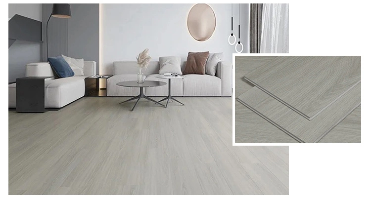 Brand Factory Price Fireproof Waterproof Tiles for Floor for Home Office Wood Grain Spc Flooring Click Laminate Flooring 4mm 5mm PVC Stone Plastic Tiles