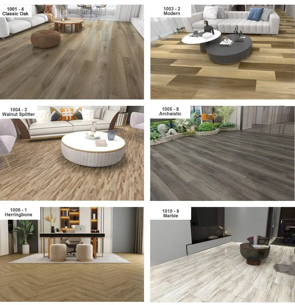 Wholesale Price Dry Back 1.5mm-6.5mm Herringbone Oak Spc/PVC/Lvt/Luxury Plastic Vinyl Plank/Planks Engineered Wood/Wooden Parquet Floor /Flooring Tile /Tiles