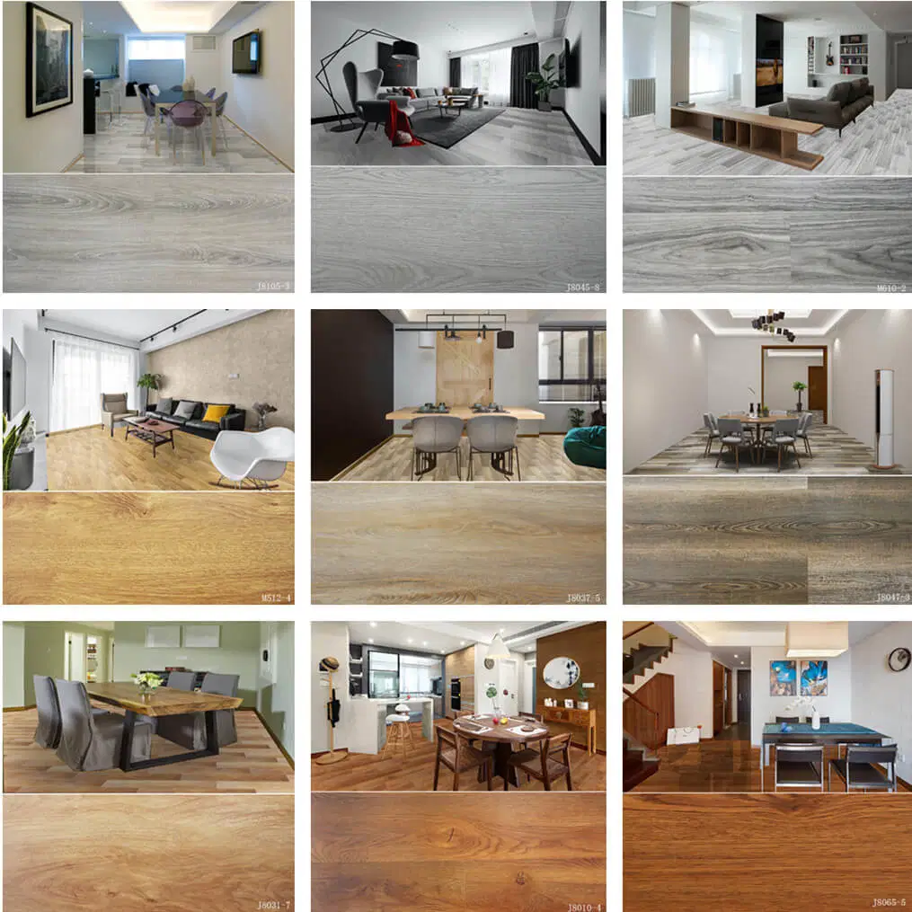 China Distributor 5mm Quick Click Vinyl Plastic Sheet PVC Spc Wood Laminate Flooring Engineered