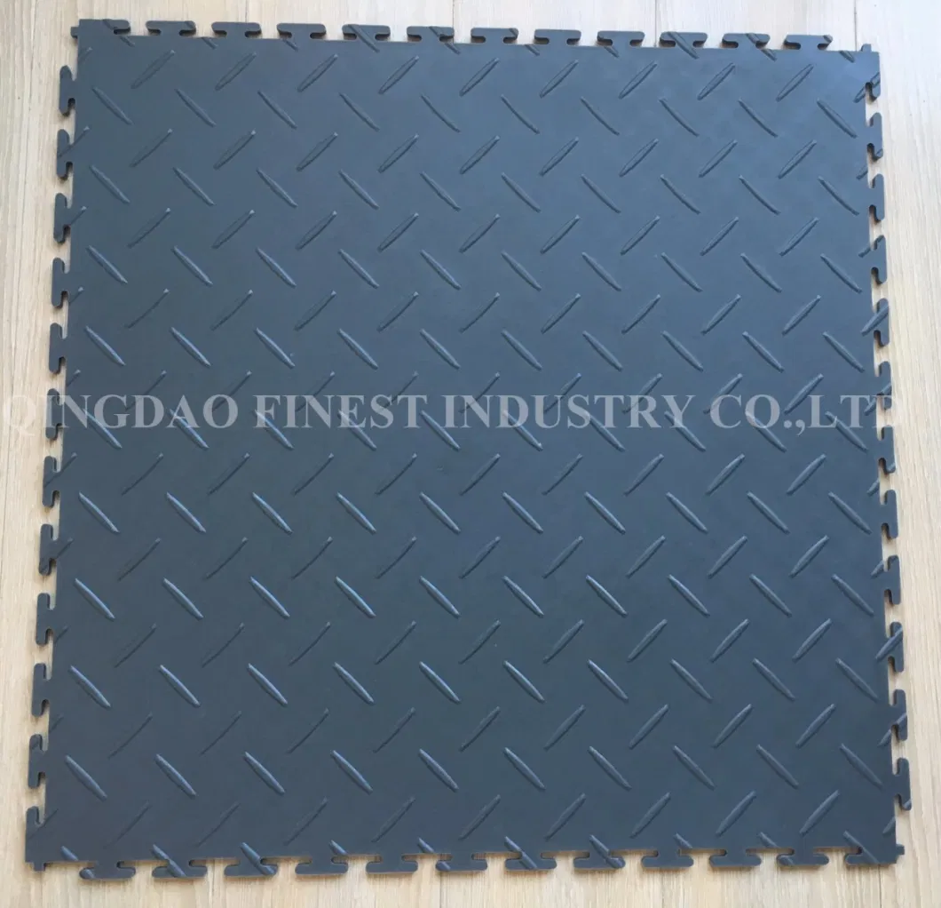 Strength Car Garage Floor Grate Plastic Modular Interlocking Tiles