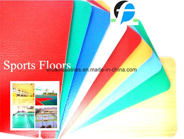 China Indoor and Outdoor Sports Courts PVC Flooring Manufacturer