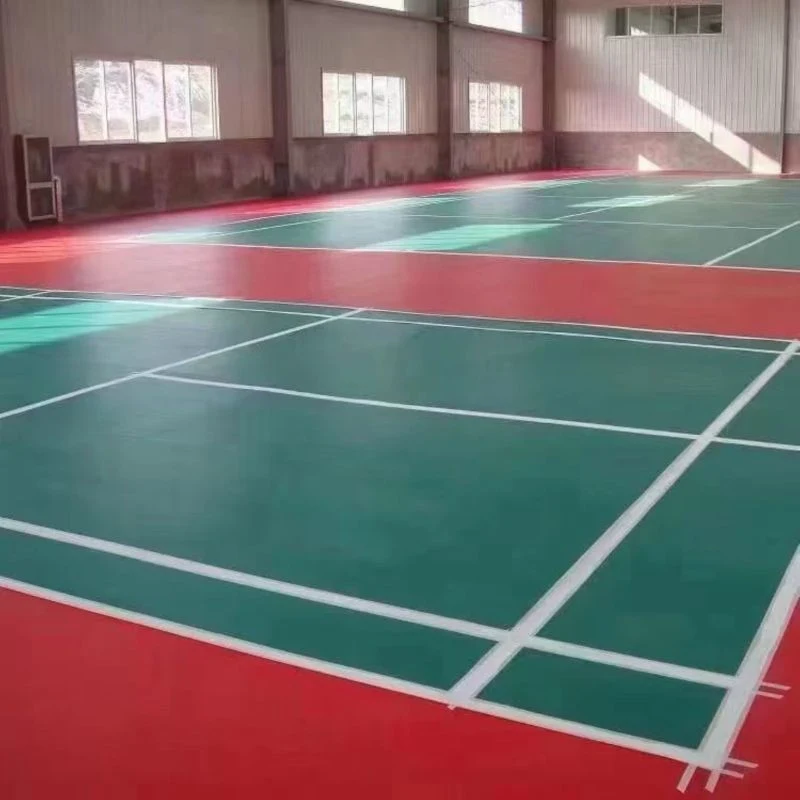 Anti-Slip Sports Court Economical Portable Basketball Volleyball PVC Flooring