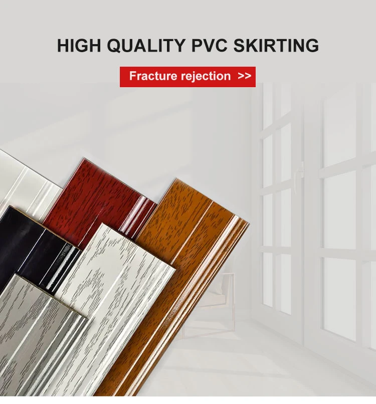 ISO9001 Modern Shandong, China Floor PVC with Click Skirting Line