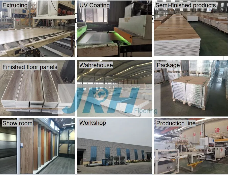 China Factory Unilin Valinge Click Wooden Color Vinyl Flooring Plank Spc PVC Laminate Flooring Waterproof Spc Lvt EVA Rvp IXPE PVC Rigid Vinyl Plank Floor Tiles