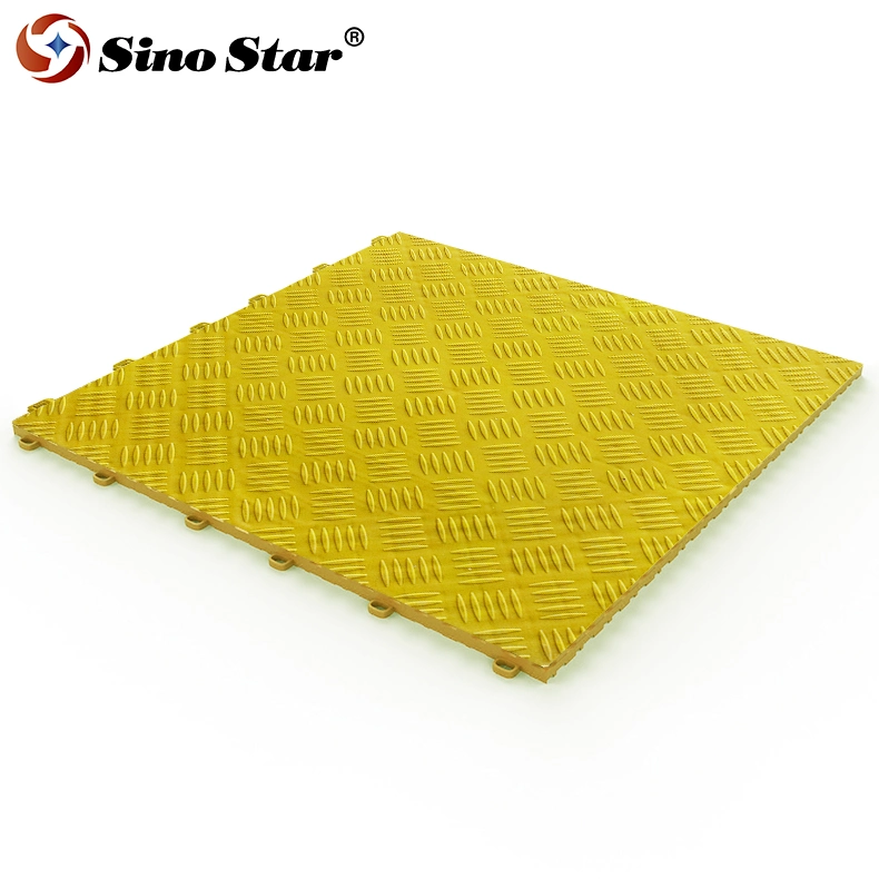 Interlocking Modular Garage Floor Tiles Plastic Floor Mats Deck Tiles for Car Parking Carwash Detailing Shop