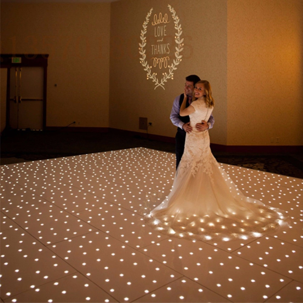 Waterproof Acrylic Starry Dancing Twinkling LED Starlit Dance Floor for Wedding